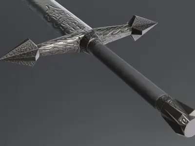 Sword 11 Low-poly 3D model