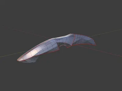 Knife sword 3D model