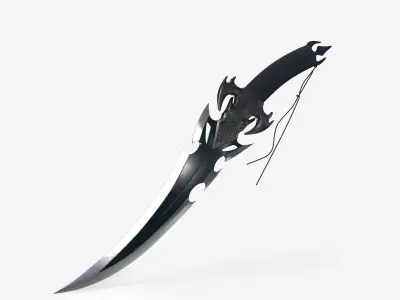 Skull Sword 3D model