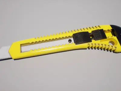 Cutter Knife Low-poly 3D model purchase
