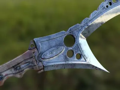 Knife from Mars Free 3D model