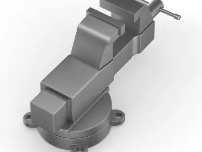 Vises metal vise 3D model