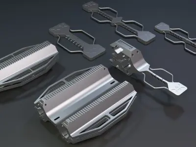 Sci-Fi Hard Surface KITBASH  3D model
