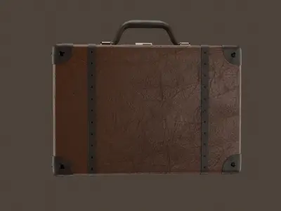 Old suitcase 3D model