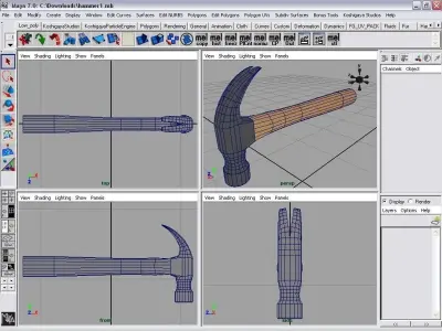 hammer Low-poly 3D model 26