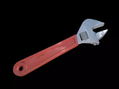 Wrench tool 3D model 3D model