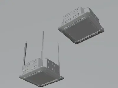 Air Conditioner Low-poly 3D model buy