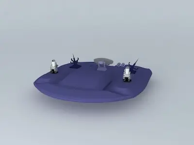 Energetic Cannon LPIG6 Free 3D model