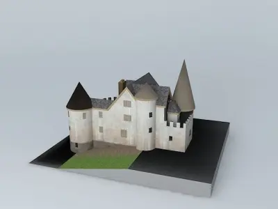 Castle Free 3D model purchase