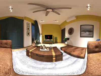 Antique or Heritage or Classical Living Room  3D model