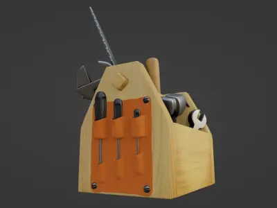 Cartoon Toolbox 3D model