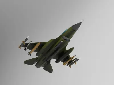 F16 Viper 3D model