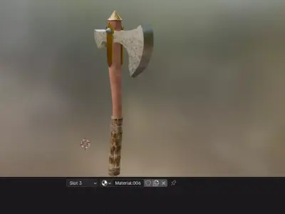 ancient Egyptian axe 3D model