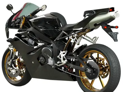 Triumph Daytona 675SE   3D model