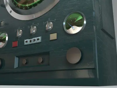 Old Radar 3D model