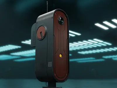 Drone VX-01Z Low-poly 3D model by metabrozz