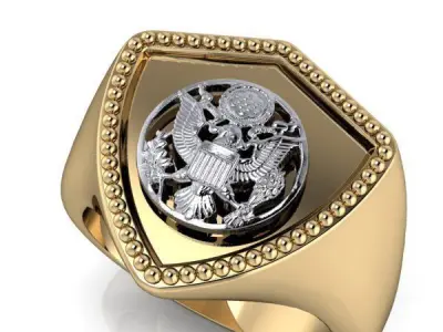 Presidential Signet Ring 3D print model