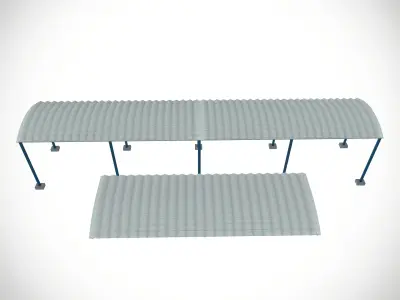 Sheds Low-poly 3D model