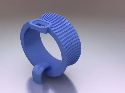 RING WITH STONES 3D PRINTING MODEL 3D print model 3D print model purchase