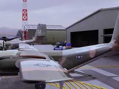 Military Air Base Free 3D model