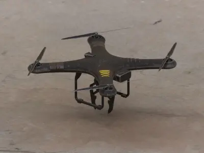 Drone Rigged 3D model