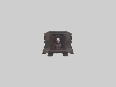 Vampirecoffin Model Low-poly 3D model