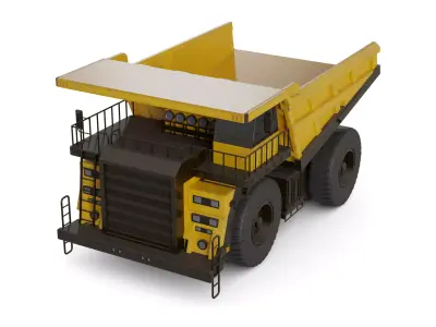 Dump Truck 3D model by mohd-raza from CGTrader (PBR)