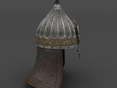 Helmet medieval 3D model