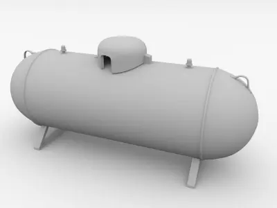 Propane Tank 3D model by firdz3d