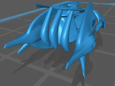 Starcraft Carrier 3D print model