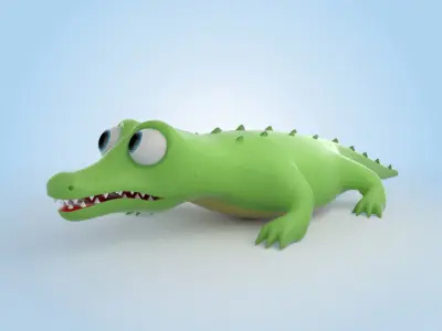 Crocodile 3D model