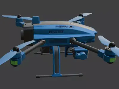 Drone animation 3D model