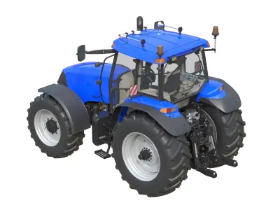 Case IH MXM 190 Tractor Low-poly 3D model