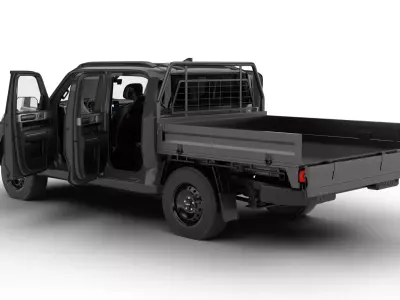 Kia Tasman Chassis 2026 HQ 3d model 3D model