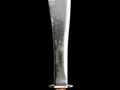 Machete 3D model purchase