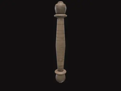 Medieval Spools of Thread V02 Low-poly 3D model