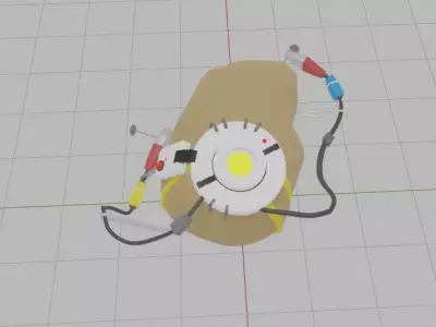 PotatOS potato with wire 3D model