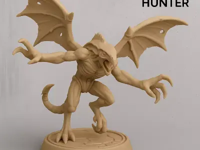 SKY HUNTER  Aerial Alien Assassin STL Pack 3D print model purchase