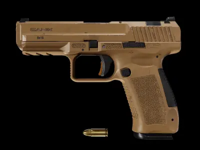 Canik TP9SF Low-poly 3D model