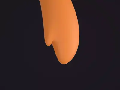 Orange Bird Arm 3D model