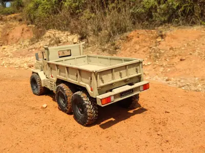 Crawler M939 TRX6 Sideboard Flatbed - 1-10 RC body 3D print model