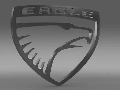 Eagle Logo 3D model