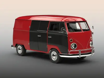 Old van 3D model