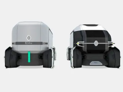 Renault EZ-PRO Concept Low-poly 3D model