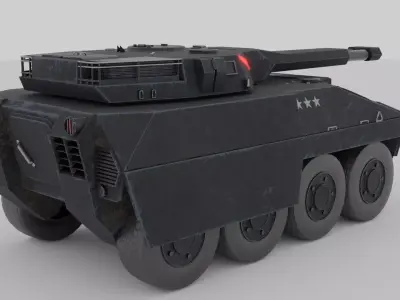 Imperator Bavarium from Just Cause 3 Low-poly 3D model