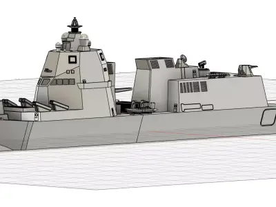 KRI Prabu Siliwangi 3D print model