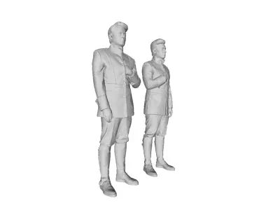 Printle MoDualls Brothers 001 P 3D print model