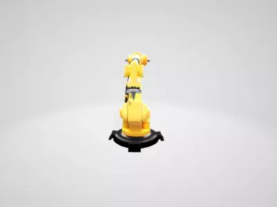 Industrial Robotic Arm High-Detail 3D Model 3D print model