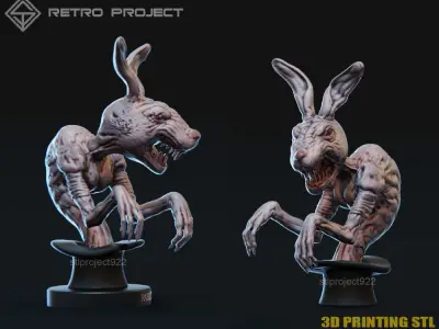 Rabbit Trick Free 3D print model