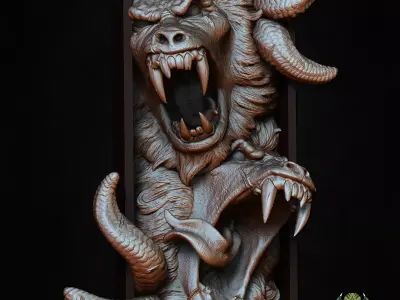 Demon book 3D print model